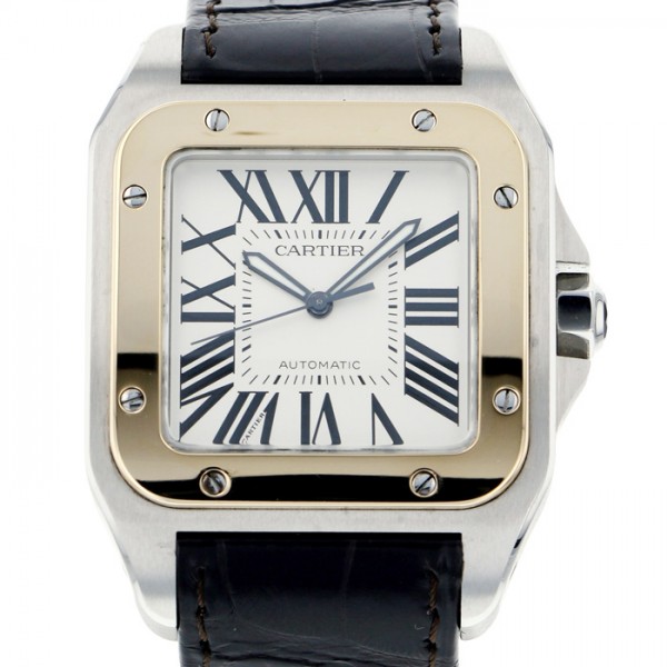 cartier santos カルティエ サントス 100 LM w20072x7
