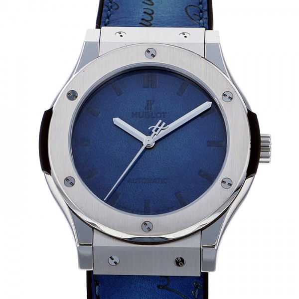 hublot classicfusion ウブロ クラシックフュージョン ベルルッティ スクリット オーシャンブルー 世界限定500本 511.nx.050b.vr.ber16