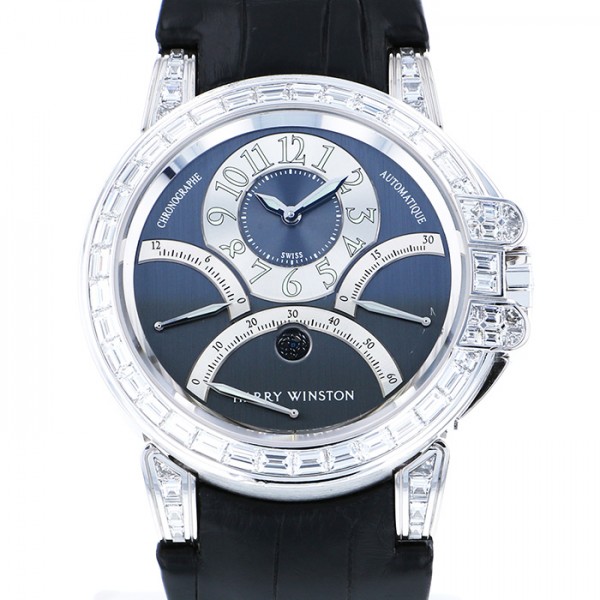 harrywinston ocean ハリー・ウィンストン オーシャン クロノグラフ トリレトログラード ベゼルバケットダイヤ 世界限定10本 400/mcra44w