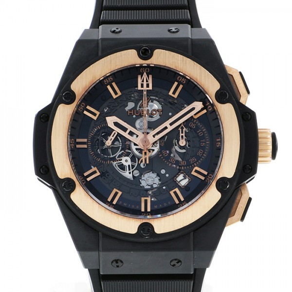 hublot kingpower ウブロ キングパワー ウニコ セラミック キングゴールド スケルトン 701.co.0180.rx