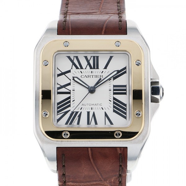cartier santos カルティエ サントス 100 w20072x7