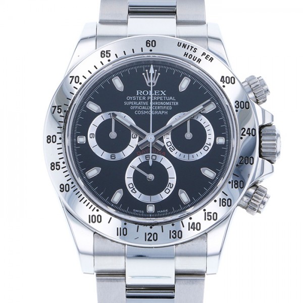 ロレックス ROLEX コスモグラフ デイトナ 116520 ブラック文字盤 中古 腕時計 メンズ