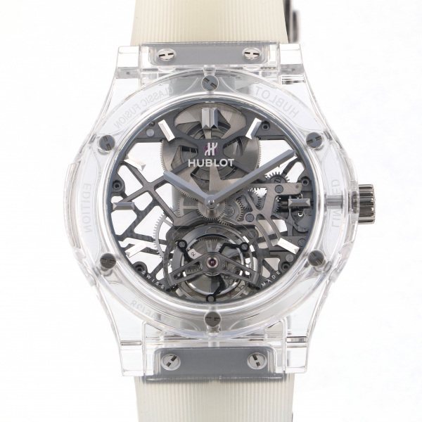 hublot classicfusion ウブロ クラシックフュージョン トゥールビヨン サファイア 505.jx.0120.rt.yos18