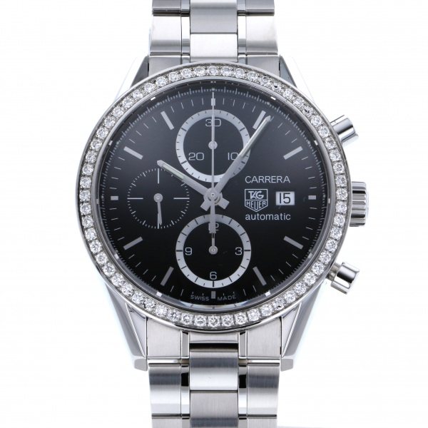 tagheuer carrera タグ・ホイヤー カレラ タキメーター クロノグラフ ベゼルダイヤ cv201j.ba0794