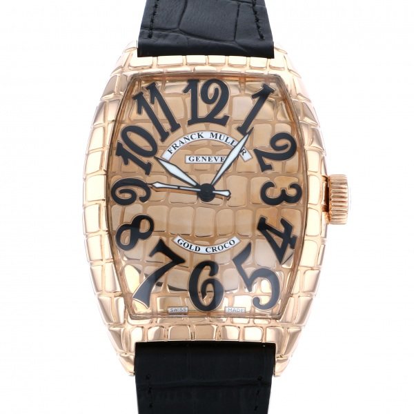 franckmuller tonneaucurvex フランク・ミュラー トノウカーベックス ゴールドクロコ 9880scgoldcro