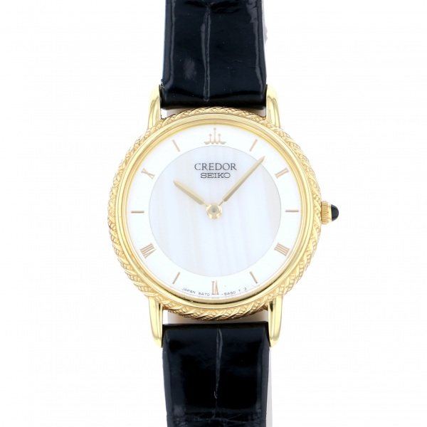 クレドール セイコー SEIKO スクエア レディース 腕時計 C859 中古] セイコー クレドール ベゼルダイヤ 2F706222 W110359