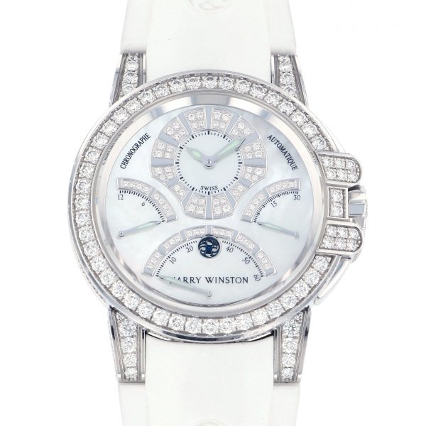 harrywinston ocean HARRY WINSTON Ocean Bird retro Chronograph Diamond case oceact44ww002