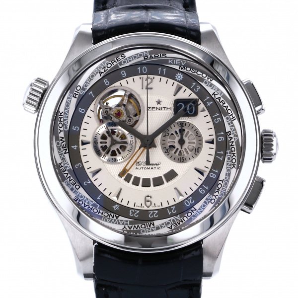 zenith other ゼニス グランドクラスオープン トラベラーマルチシティー クロノグラフ 03.0520.4037/01.c492