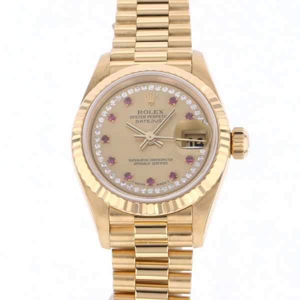 rolex datejust ロレックス デイトジャスト 10Pルビー サークルダイヤ 69178lr