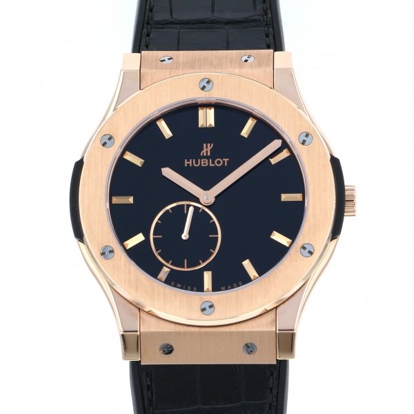 hublot classicfusion ウブロ クラシックフュージョン クラシコ ウルトラ-シン キングゴールド ブラックシャイニー 515.ox.1280.lr