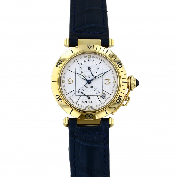 cartier pasha カルティエ パシャ GMT パワーリザーブ w3014456