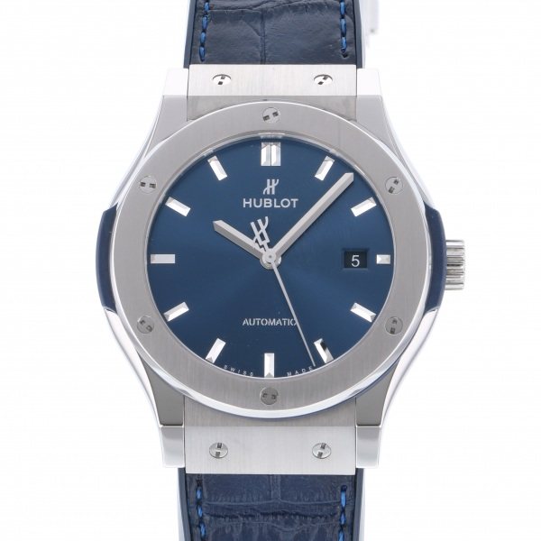 hublot classicfusion ウブロ クラシックフュージョン チタニウム ブルー 542.nx.7170.lr