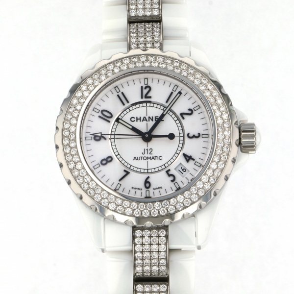 chanel j12 シャネル J12 38mm ベゼル・ブレスダイヤ h1422