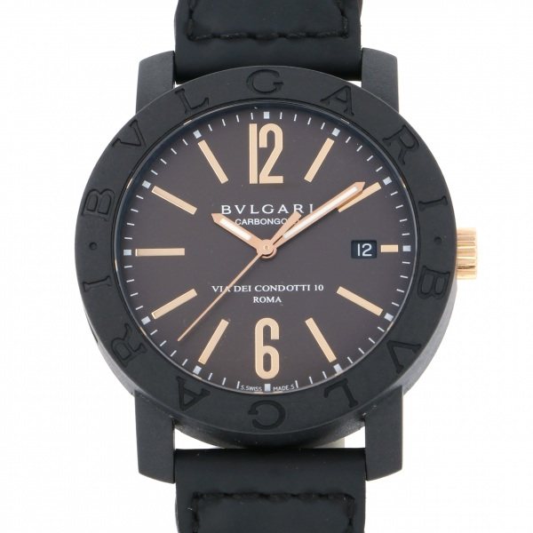 bvlgari bvlgaribvlgari BVLGARI Bulgari Bulgari Automatic Carbon gold Rome bbp40c11cgld
