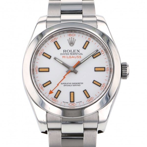 Rolex ROLEX Milgauss 116400 White dial USED Watch mens