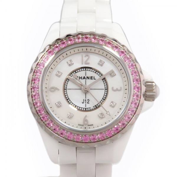 chanel j12 シャネル J12 ベゼルピンクサファイア h3243
