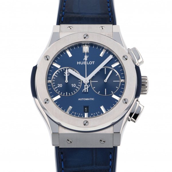 hublot classicfusion ウブロ クラシックフュージョン クロノグラフ チタニウム ブルー 521.nx.7170.lr