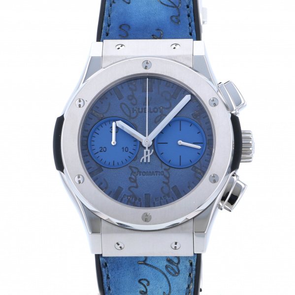 hublot classicfusion ウブロ クラシックフュージョン クロノグラフ ベルルッティ スクリット ブルー 世界限定250本 521.nx.50b.vr.ber18