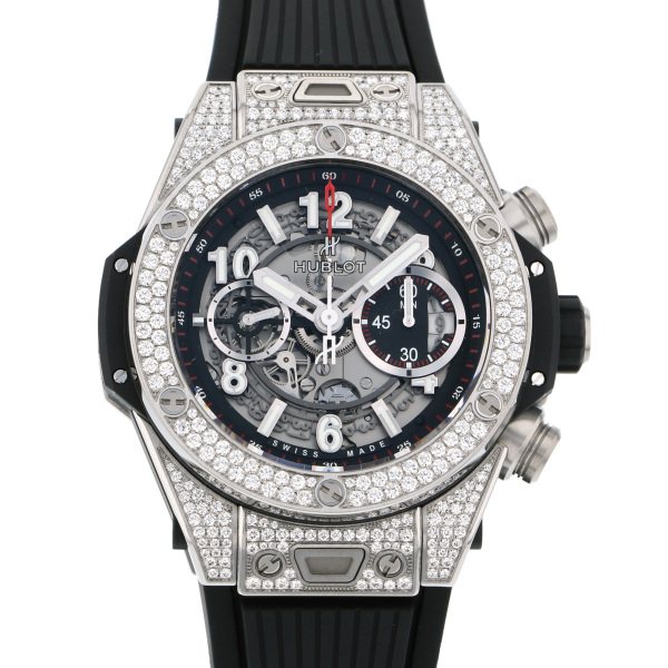 hublot bigbang ウブロ ビッグバン ウニコ チタニウム パヴェ 411.nx.1170.rx.1704