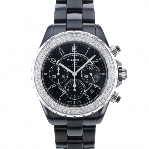 chanel j12 シャネル J12 クロノグラフ ベゼルダイヤ h1009