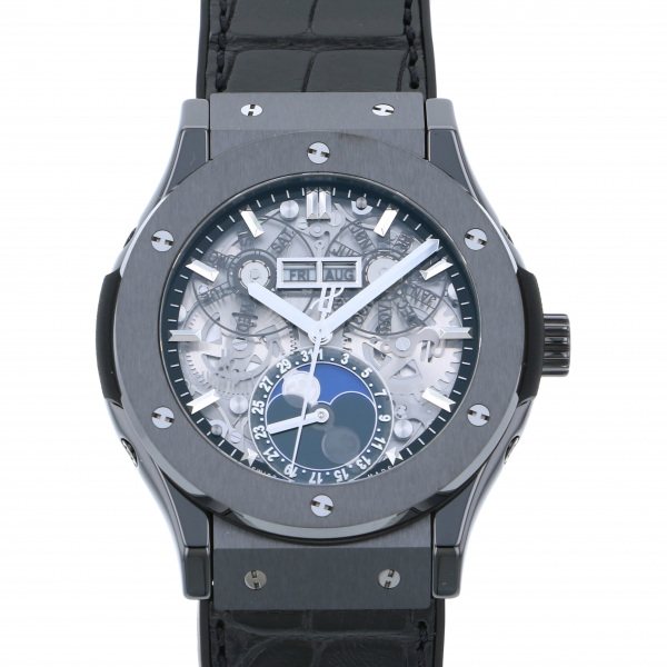 hublot classicfusion ウブロ クラシックフュージョン アエロフュージョン ムーンフェイズ ブラックマジック 517.cx.0170.lr