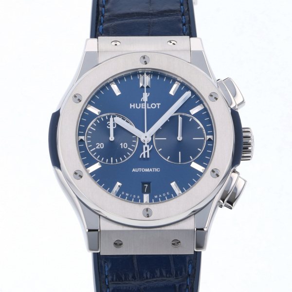 hublot classicfusion ウブロ クラシックフュージョン クロノグラフ チタニウム ブルー 521.nx.7170.lr