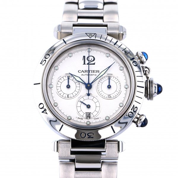 cartier pasha カルティエ パシャ 38mm クロノグラフ w31030h3