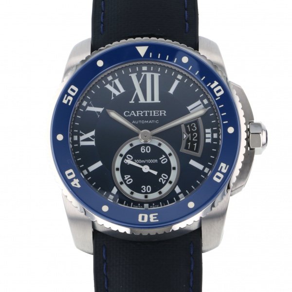cartier calibrdecartier カルティエ カリブル ドゥ カルティエ ダイバー ブルー wsca0010