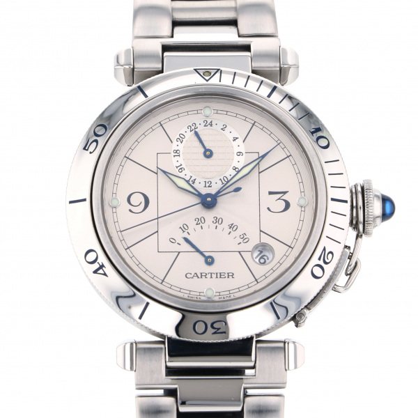 cartier pasha カルティエ パシャ GMT パワーリザーブ w21037h3