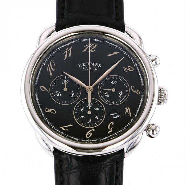 hermes arceau エルメス アルソー アルソー クロノグラフ ar4.910a