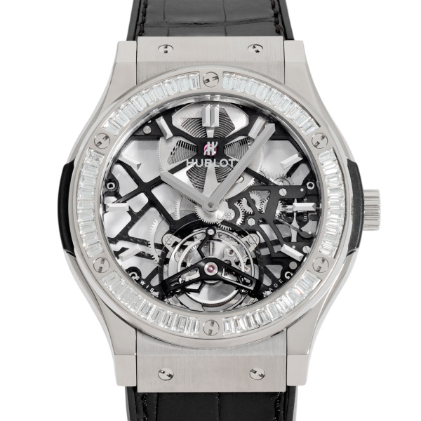 hublot classicfusion HUBLOT Classic fusion Tourbillon Bezel bucket diamond 505.nx.0170.lr.1904