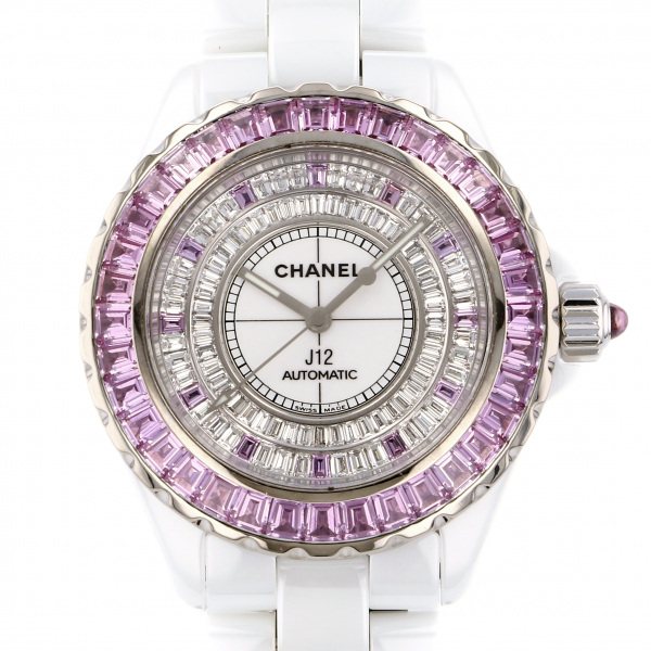 chanel j12 シャネル J12 ピンクサファイアベゼル w191748