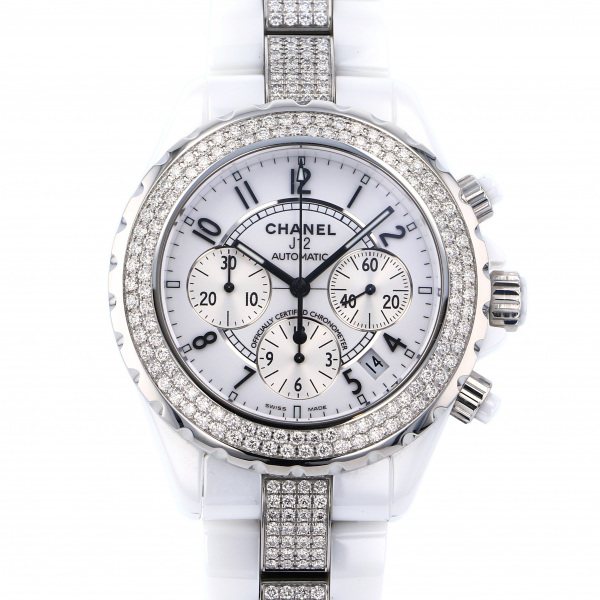 chanel j12 シャネル J12 クロノグラフ ベゼル・ブレスダイヤ h1707