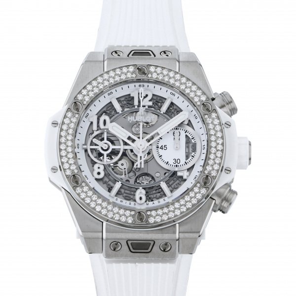hublot bigbang ウブロ ビッグバン ウニコ チタニウム ホワイト ダイヤモンド 441.ne.2010.rw.1104
