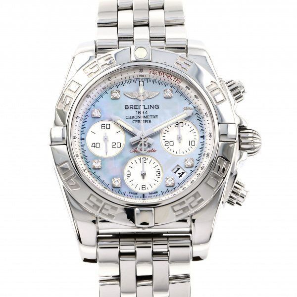breitling chronomat ブライトリング クロノマット マザーオブパール ダイヤモンド ab014012/g712