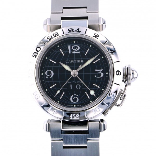 cartier pasha カルティエ パシャ C メリディアン GMT ビッグデイト w31049m7