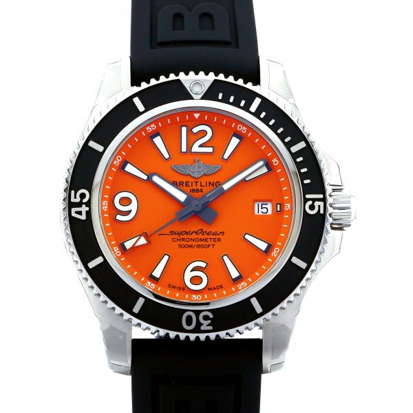 ブライトリング BREITLING スーパーオーシャン オートマチック 42 A282O-1VPR オレンジ文字盤 新品 腕時計 メンズ