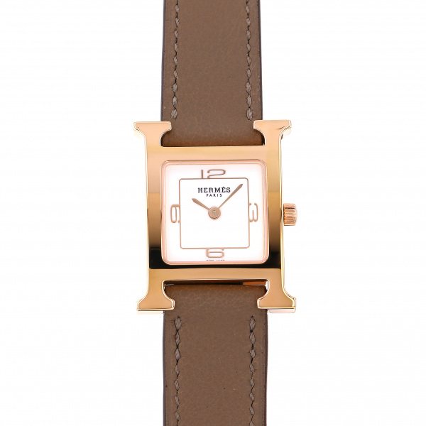 hermes hwatch エルメス Hウォッチ Hウォッチ ホワイト369 SS ドゥブルトゥール w049198ww00