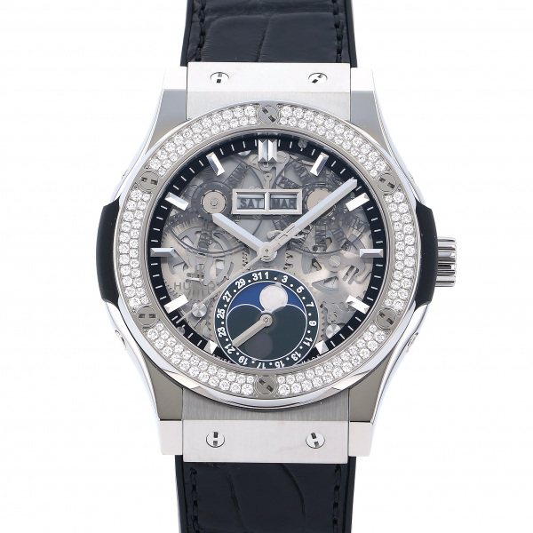 hublot classicfusion ウブロ クラシックフュージョン アエロフュージョン ムーンフェイズ チタニウム ダイヤモンド 547.nx.0170.lr.1104