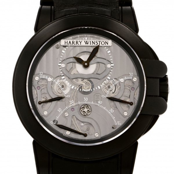 harrywinston ocean ハリー・ウィンストン オーシャン トリレトロ・クロノグラフ・ブラックザリウム 400/mcra44zk