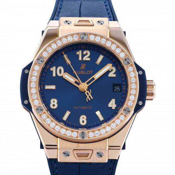 hublot bigbang ウブロ ビッグバン ワンクリック キングゴールド ブルー ダイヤモンド 465.ox.7180.lr.1204