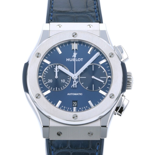 hublot classicfusion ウブロ クラシックフュージョン クロノグラフ チタニウム ブルー 521.nx.7170.lr