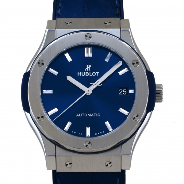 hublot classicfusion ウブロ クラシックフュージョン チタニウム ブルー 511.nx.7170.lr