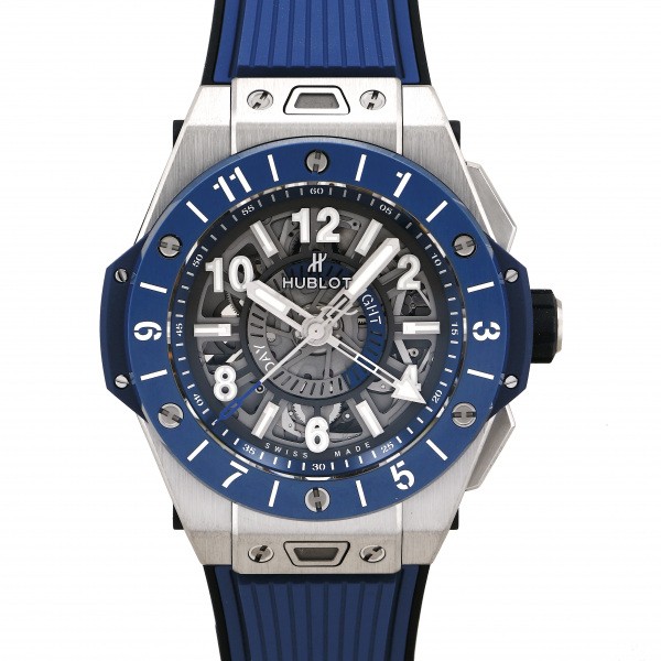 hublot bigbang ウブロ ビッグバン ウニコ GMT チタニウム ブルーセラミック 471.nl.7112.rx