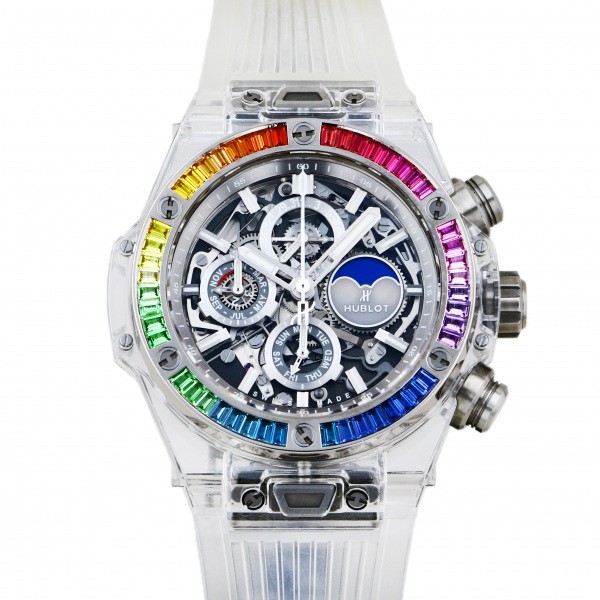 hublot bigbang ウブロ ビッグバン ウニコ パーペチュアルカレンダー サファイア レインボー 世界限定20本 406.jx.0120.rt.4099