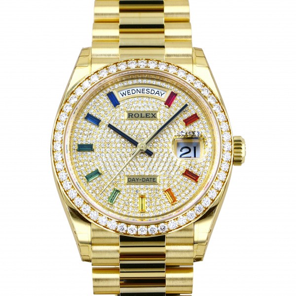 rolex daydate ロレックス デイデイト レインボー 128348rbr
