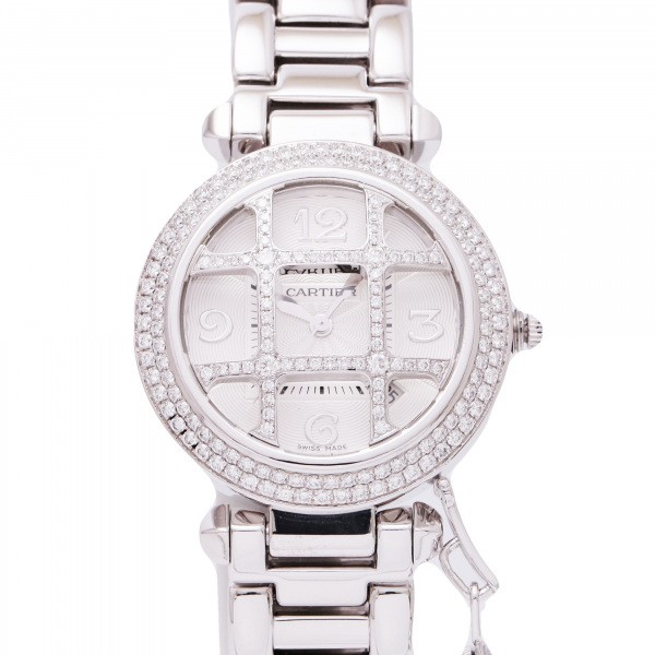 cartier pasha カルティエ パシャ ダイヤグリッド 2重ダイヤベゼル w199394