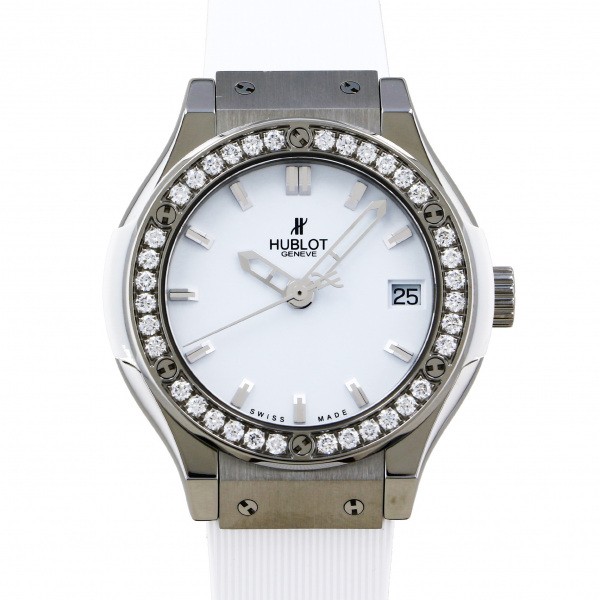 hublot classicfusion HUBLOT Classic fusion Titanium white diamond 581.ne.2010.rw.1104
