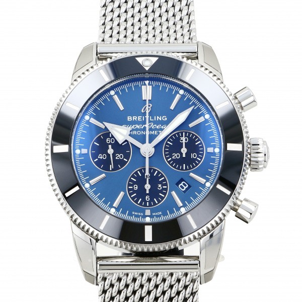 ブライトリング BREITLING スーパーオーシャン ヘリテージ B01 クロノグラフ44 AB0162121C1A1 ミッドナイトブルー文字盤 新品 腕時計 メンズ
