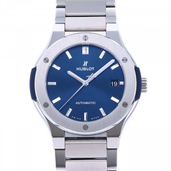 hublot classicfusion HUBLOT Classic fusion Titanium blue bracelet 510.nx.7170.nx
